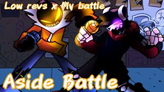 FNF MASHUPS \ Low revs x My battle  Whitty vs Tabi  Aside battle [upl. by Adyan]