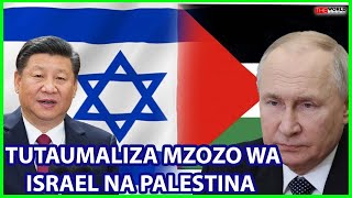 PUTINA NA XI JINPING WAJIPANGA KUMALIZA MZOZO WA ISRAEL NA PALESTINA [upl. by Gere]