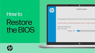 Restore the BIOS on HP Computers with a Key Press Combination  HP Computers  HP Support [upl. by Nomzzaj]