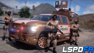 GTA 5 POLICIA  Unidad de PEMEX  TheAxelGamer [upl. by Prasad]