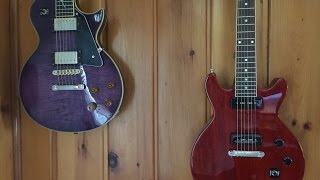 Jay Turser Les Paul vs Gibson Les Paul [upl. by Ysnat]