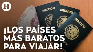 ¡Cumple tus propósitos Estos son los 5 países más baratos para viajar en este 2024 [upl. by Nnahgaem995]