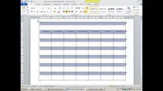 How to Create and Customize Calendar in MS Word [upl. by Apostles]