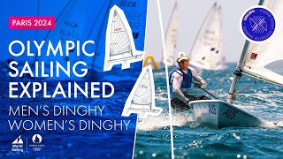 Mens and Womens Dinghy  Olympic Sailing Explained [upl. by Refennej708]