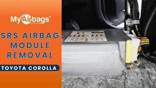 How to Remove SRS Airbag Module in Toyota Corolla  MyAirbags [upl. by Drescher]