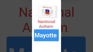 Mayotte Flag and National Anthem viralvideo shorts video [upl. by Manas]