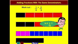 Adding and subtracting fraction which have the same denominators [upl. by Diahann]