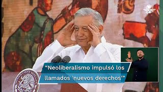 Feminismo y ecologismo alentados por el neoliberalismo para evitar que se viera el saqueo AMLO [upl. by Nelluc165]