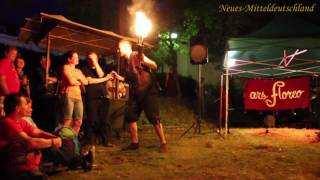 Mittelalterfest auf der Ritterburg zum Tag der Sachsen in Limbach Oberfrohna [upl. by Yltneb]