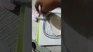 Making crepe paper cooking artwork crepe [upl. by Sterrett]