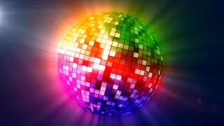 Disco Ball Video Color Party Lights for Room🕺Neon Dance Background [upl. by Ayidah84]