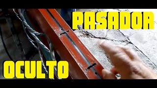 Como INSTALAR un pasador OCULTO [upl. by Ahseet]