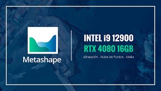 Render Agisoft Metashape  Intel i9 12900 RTX 4080 16GB [upl. by Ralph]