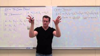 Calculus 3 Lecture 114 The Cross Product [upl. by Nissy346]