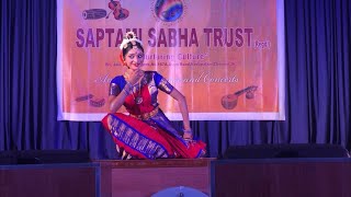 Excerpts from Jayadevas 5th Ashtapadi  Kuchipudi by Vedya Spurthi Konda [upl. by Sibbie]