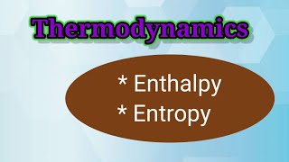 EnthalpyEntropyExplanation in telugu [upl. by Nidla]