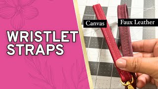 Beginner Bag Maker  Sewing Wristlet Straps [upl. by Pass204]