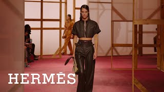 Hermès womens springsummer 2025 show [upl. by Aynekat]