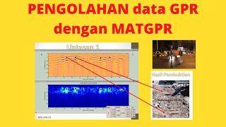 Pengolahan Data GPR Ground Penetrating Radar dengan MATGPR [upl. by Adnilev]