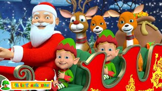 Jingle Bells Christmas Song Nursery Rhymes And Cartoon Videos by Little Treehouse [upl. by Asirral831]