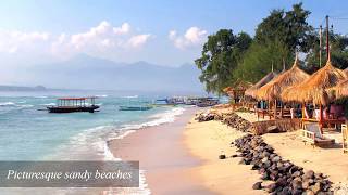 Beachfront Hotel Suites  Gili Islands Indonesia [upl. by Nert]