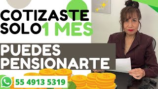 COTIZASTE SOLO 1 MES PUEDES LOGRAR TU PENSION [upl. by Ferdinande863]