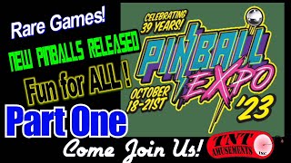 1785 PINBALL EXPO 2023 Part One is Amazing See New Game Releases Tnt Amusements [upl. by Nibot]