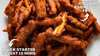 baby corn fry  baby corn snacks recipes  baby corn starter  baby corn recipes  Vibhas Kitchen [upl. by Lew]