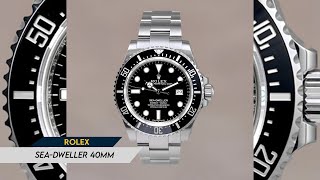 Rolex SeaDweller 40mm Ceramic Bezel [upl. by Inaluiak]