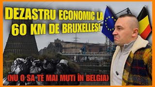 Cel mai URÂT ORAȘ din EUROPA CharleroiRUȘINEA Belgiei lângă Bruxelles capitala Uniunii Europene [upl. by Lagiba509]