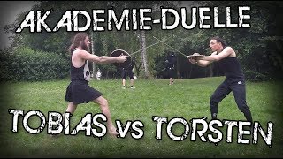 AkademieDuelle SchwertampBuckler Tobias vs Torsten [upl. by Petronella]