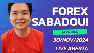 FOREX AO VIVO COM JAPA RICO  30NOV2024 SÁBADO  LIVE PÚBLICA FOREX PVSRA SWING TRADE [upl. by Hook]