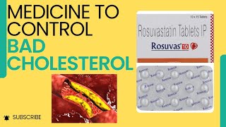 Rosuvastatin Tablet  Rosuvastatin Tablet IP  Rosuvas Tablet Uses amp Side Effects [upl. by Llewol]