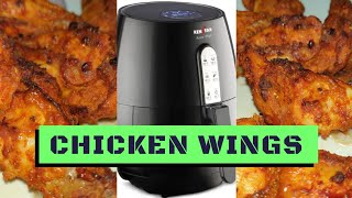 Kenstar Airfryer Easy Chicken Wings oil less  Low Fat High Protein Chicken Recipe [upl. by Ojeibbob]