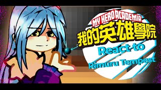 ProHeroes react to Rimuru Tempest  Part 1  3  Made by Leochan  Gacha Nebula [upl. by Anazus]