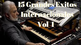 15 Grandes Exitos Internacionales Vol 1  OMAR GARCIA  HAMMOND ORGAN [upl. by Llenad]