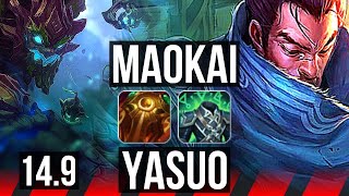 MAOKAI vs YASUO TOP  3112  TR Master  149 [upl. by Gan]