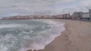 Playas de Riazor y Orzán [upl. by Yrruc]