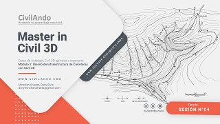 Civil 3D Carreteras  Sesión N°4 [upl. by Lemon817]