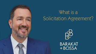 What is a Solicitation Agreement [upl. by Berghoff]