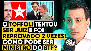 Um MINISTRO do STF que REPROVOU em CONCURSO pra JUIZ Pavinatto EXPÕE Dias Toffoli [upl. by Llemrej]