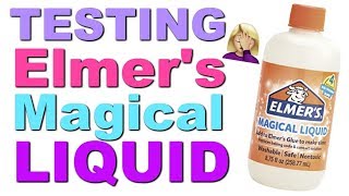 ELMERS MAGICAL LIQUID  ELMERS SLIME ACTIVATOR [upl. by Naget996]