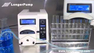 BT100 1F Peristaltic Pump Dispensing Demo [upl. by Lletnwahs]