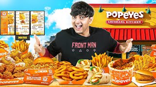 Trying Entire Menu of Popeyes Chicken [upl. by Egwin]