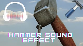 Hammer sound effect  Hammer sounds 4 kinds of hammer sounds [upl. by Adao]