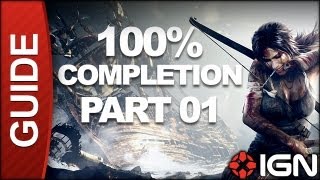 Tomb Raider 100 Completion Walkthrough  Part 01 Introduction [upl. by Aslin]