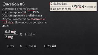 Medication Dosage Calculation Practice Questions [upl. by Sirama]