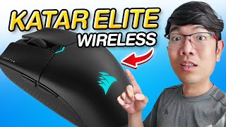 รีวิว CORSAIR KATAR ELITE เมาส์ไร้สาย เบาเพียง 69 กรัม [upl. by Natsyrk99]