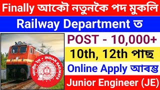 Railway Department New Recruitment 2024How To Apply Railway Department Jobsjob only [upl. by Atiral797]