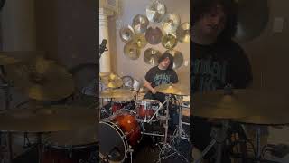 Follow brysondrace on instagram 😎 drums drumcover metal [upl. by Kolosick]